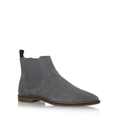 Grey 'Kinross' flat chelsea boots